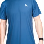 T-shirt Homme Cyan "Run N' More"